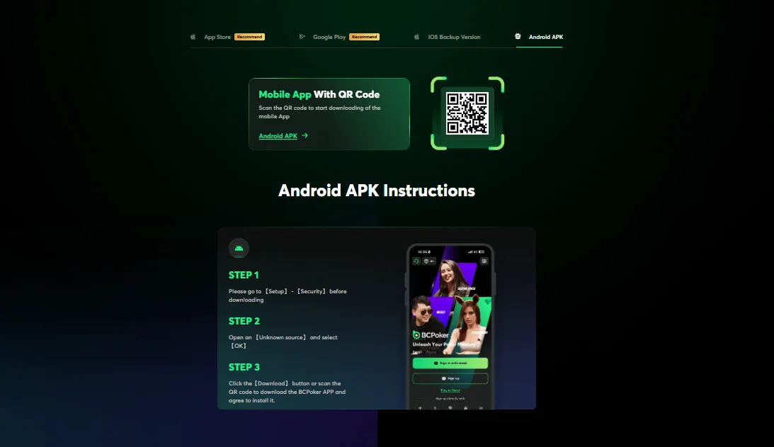 BC Poker guide for install